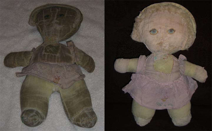 cloth doll repair